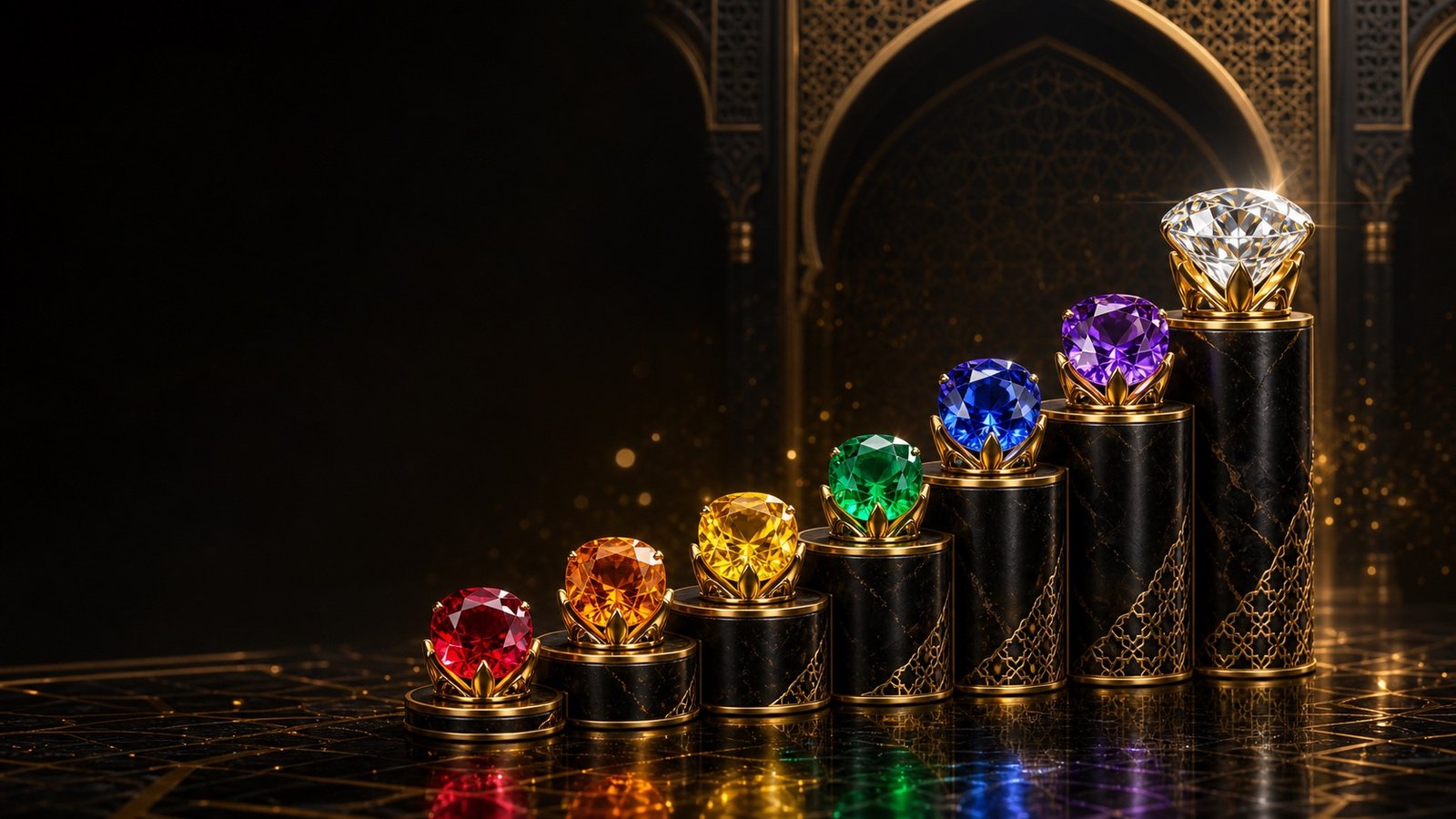 Aladdin99 Tujuh tahap ganjaran batu permata